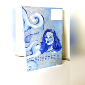 This Blue Girl Painting for your nightstand